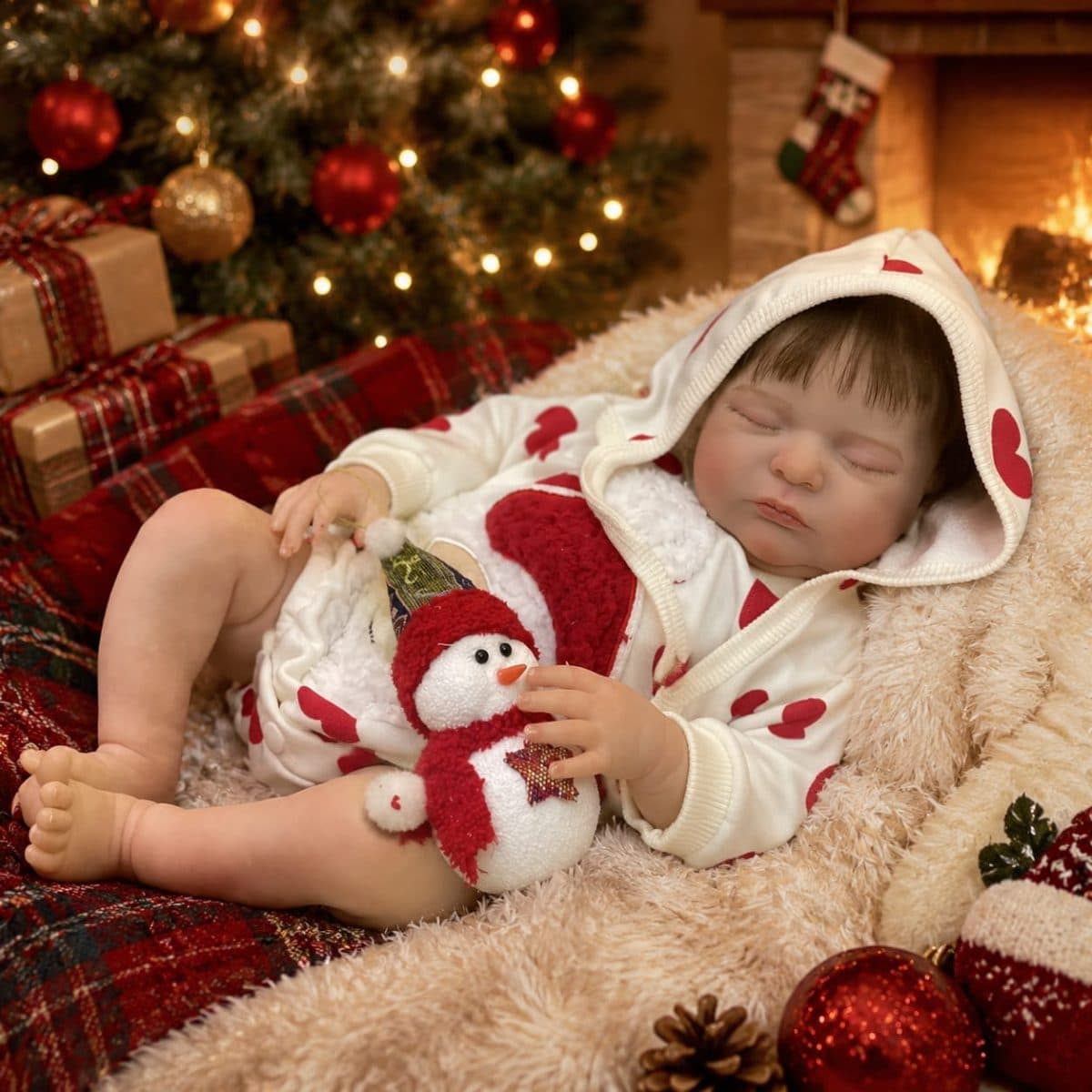 Bebê Reborn 🎅EDIÇÃO LIMITADA 🎄 TECIDO