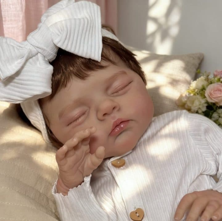 Bebê Reborn Natália 👑TECIDO👑