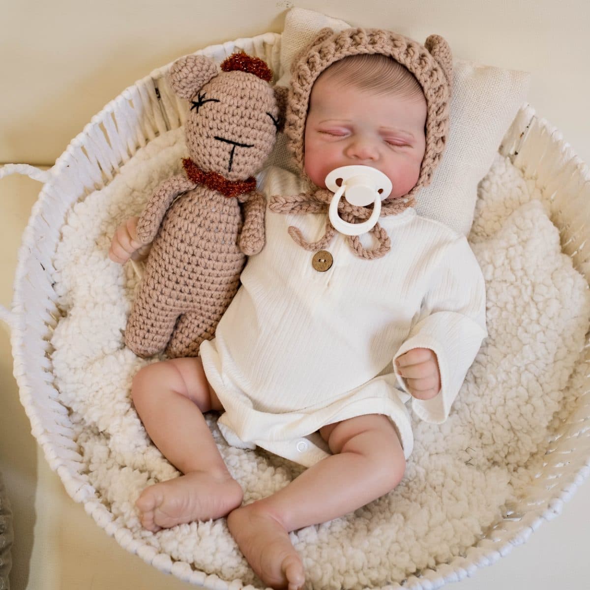 Bebê Reborn Bear 🌸TECIDO 🌸